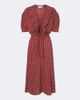 Prada Prada Polka-dot ruffled silk midi dress - 1