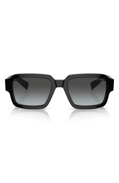 Prada Prada PR02ZSF 54mm Gradient Square Sunglasses