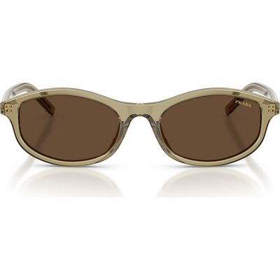 Prada Prada PR D17S 52mm Oval Sunglasses
