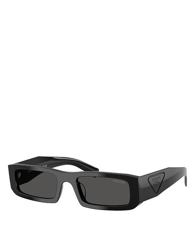 Prada Prada Pr Rectangular Sunglasses, 54mm