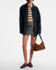 Prada Prada Prada Aimée Medium suede shoulder bag - 5