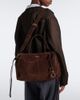 Prada Prada Prada Allusion Large suede tote bag - 7