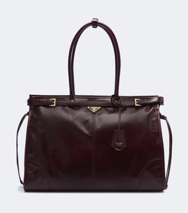 Prada Prada Prada Bonnie Extra Large leather shoulder bag