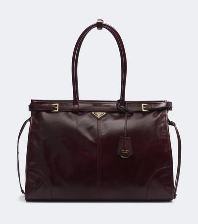 Prada Prada Prada Bonnie Extra Large leather shoulder bag