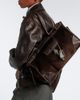 Prada Prada Prada Bonnie Large corduroy shoulder bag - 2
