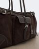 Prada Prada Prada Bonnie Large corduroy shoulder bag - 6