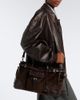 Prada Prada Prada Bonnie Large corduroy shoulder bag - 7