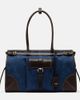 Prada Prada Prada Bonnie Large denim shoulder bag - 1