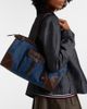 Prada Prada Prada Bonnie Large denim shoulder bag - 7