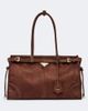 Prada Prada Prada Bonnie Large suede shoulder bag - 1