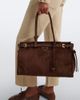 Prada Prada Prada Bonnie Large suede shoulder bag - 2
