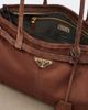Prada Prada Prada Bonnie Large suede shoulder bag - 3