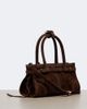 Prada Prada Prada Bonnie Mini suede tote bag - 4