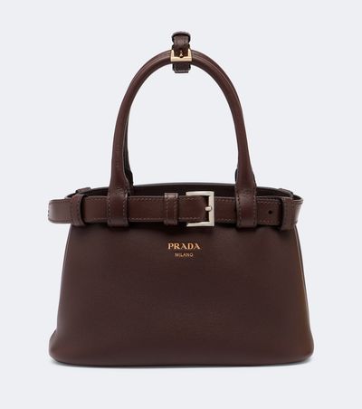 Prada Prada Prada Buckle Small leather shoulder bag