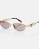 Prada Prada Prada Cartiglio oval sunglasses - 4