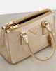 Prada Prada Prada Galleria Mini metallic leather tote bag - 6
