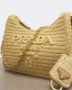 Prada Prada Prada Re-Edition 2005 Mini raffia-effect shoulder bag - 6