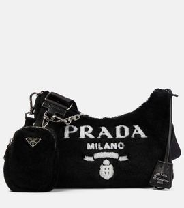 Prada Prada Prada Re-Edition 2005 Small shearling shoulder bag