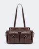 Prada Prada Prada Route Medium leather tote bag - 1