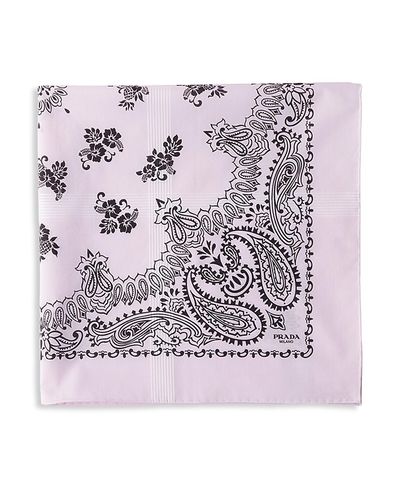 Prada Prada Printed Batiste Scarf