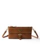 Prada Prada Printed Saffiano Leather Wallet with Shoulder Strap - 1