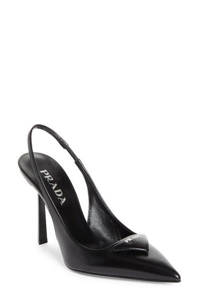 Prada Prada Puffy Logo Slingback Pump (Nordstrom Exclusive)