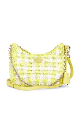 prada Prada Raffia Crochet Re-Edition 2005 Shoulder Bag