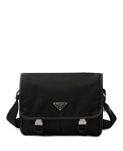 Prada Prada Re-Nylon and Saffiano Leather Shoulder Bag