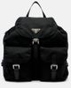 Prada Prada Re-Nylon Medium leather-trimmed backpack - 1