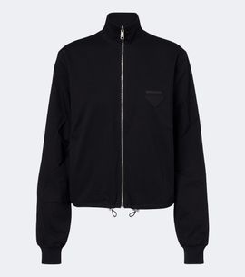 Prada Prada Reversible cotton and Re-Nylon blouson jacket