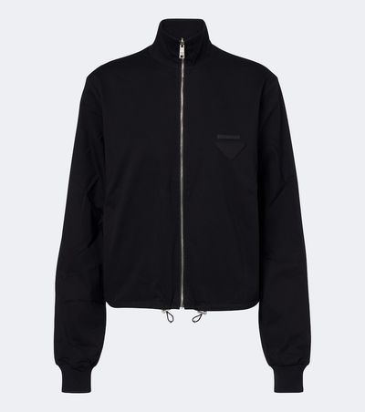 Prada Prada Reversible cotton and Re-Nylon blouson jacket