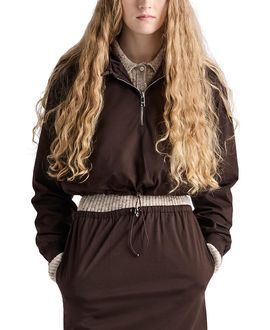 Prada Prada Reversible Cotton Jersey and Re-Nylon Hoodie