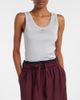 Prada Prada Ribbed-knit cotton tank top - 4