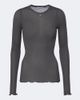 Prada Prada Ribbed-knit silk top - 1