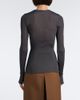 Prada Prada Ribbed-knit silk top - 4