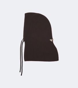 Prada Prada Ribbed-knit wool and cashmere hood