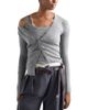 Prada Prada Ribbed Cashmere Cardigan - 1