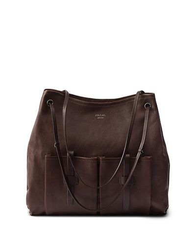 Prada Prada Route Extra-Large Leather Bag