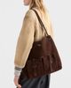 Prada Prada Route Large Suede Bag - 4
