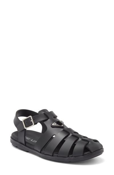 Prada Prada Rubber Fisherman Sandal