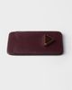Prada Prada Saffiano Leather Enameled Metal Triangle Logo Card Case - 3