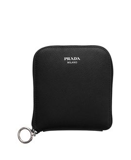 Prada Prada Saffiano Leather Pendant With Re-Nylon Tote Bag