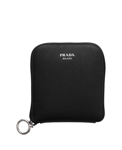 Prada Prada Saffiano Leather Pendant With Re-Nylon Tote Bag