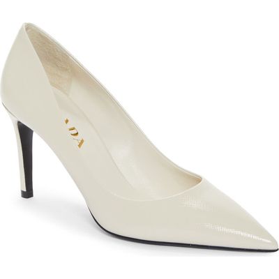 Prada Prada Saffiano Leather Pump