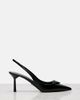 Prada Prada Saffiano leather slingback pumps - 5