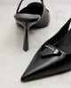 Prada Prada Saffiano leather slingback pumps - 6