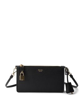 Prada Prada Saffiano Leather Smartphone Pouch