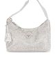 prada Prada Satin Crystal Embellished Re-Edition 2000 Shoulder Bag - 1