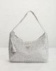 prada Prada Satin Crystal Embellished Re-Edition 2000 Shoulder Bag - 2