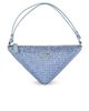 prada Prada Satin Crystal Triangle Pouch - 1